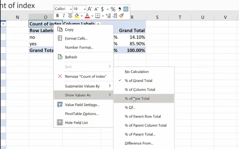Jadual Perkadaran Dan Kekerapan Dalam Excel