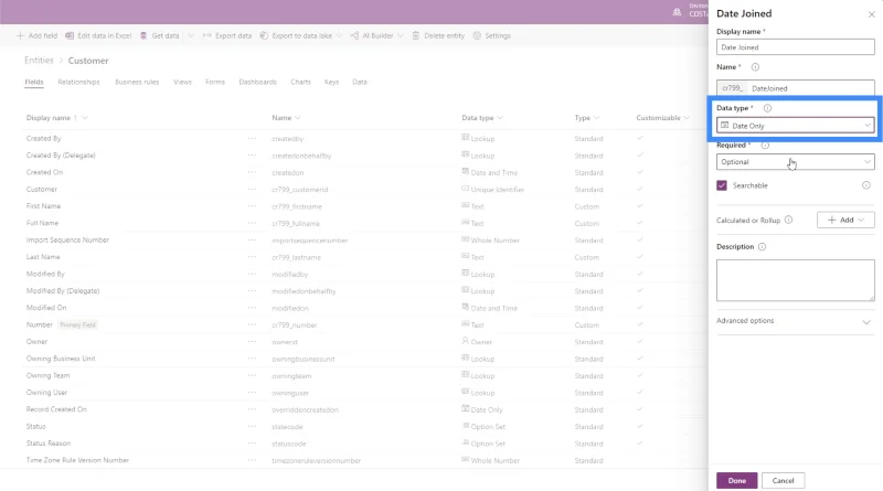 Entiti PowerApps: Cara Menambah Pelbagai Jenis Medan