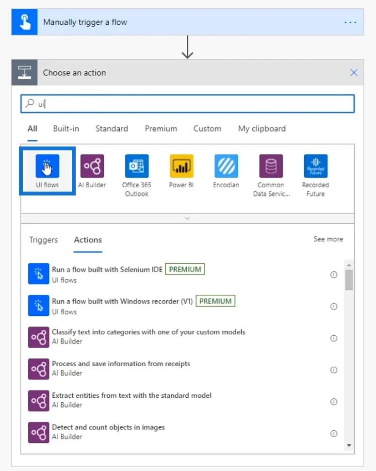 Gerbang Data Di Premis Dalam Power Automate