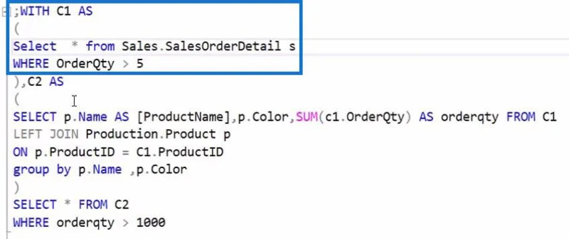 Ungkapan Jadual SQL Biasa Untuk Pengguna LuckyTemplates