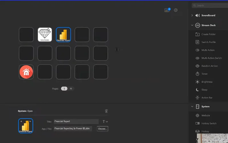 Automasi Kuasa BI Dengan Dek Aliran Elgato