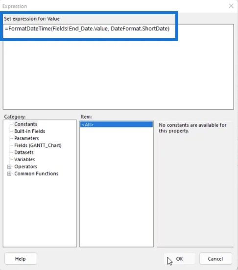 Cipta Carta Gantt Dalam LuckyTemplates Report Builder: Satu Pengenalan