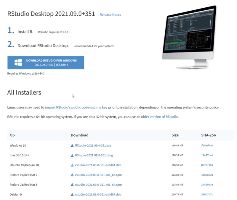 Pasang R LuckyTemplates: Memuat turun R Dan RStudio