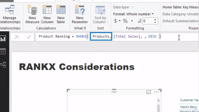 Pertimbangan RANKX – Konsep Formula LuckyTemplates Dan DAX