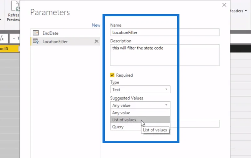 Parameter Pertanyaan LuckyTemplates: Mengoptimumkan Jadual