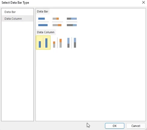 Cara Memformat Carta Bar Data Pembina Laporan SSRS