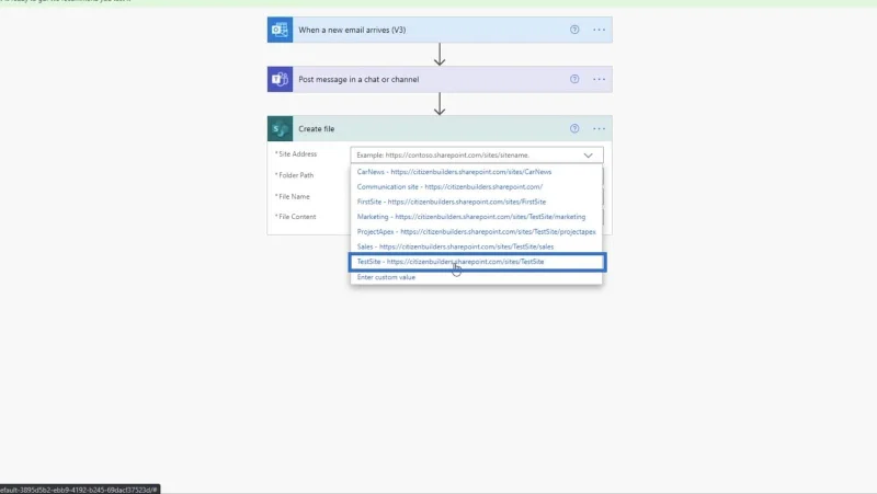 Aliran MS: Bagaimana Untuk Muat Naik Dalam SharePoint Melalui E-mel