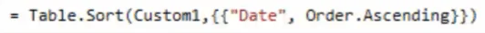Création de valeurs pour chaque date à l'aide de la formule Power Query