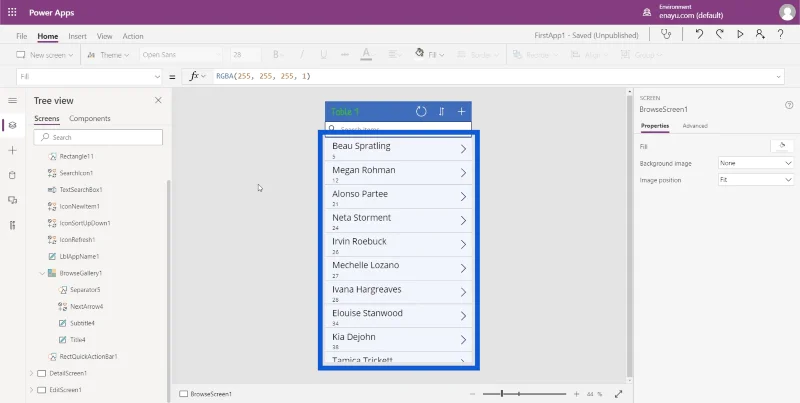 Galeri PowerApps: Satu Pengenalan