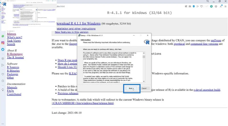 คู่มือการดาวน์โหลดและติดตั้ง R และ RStudio