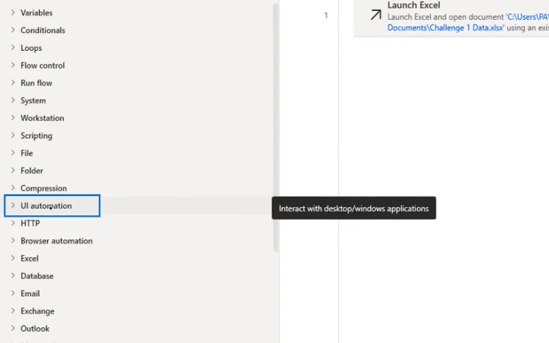 Automatisation UI