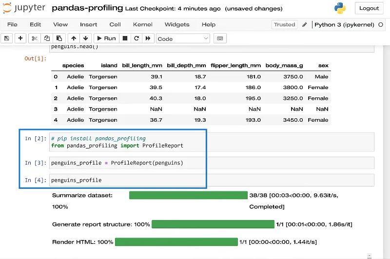 Set Data Dalam Panda Dengan ProfileReport() |  Python Dalam LuckyTemplates