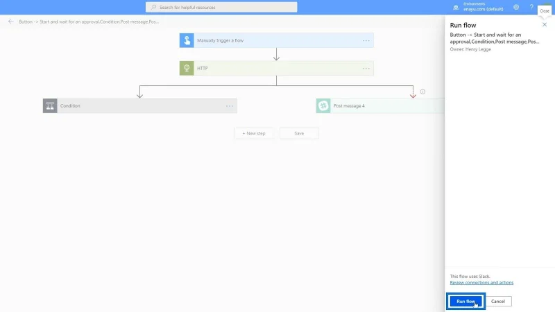 Ralat Pengendalian Dalam Kuasa Automate Melalui Cawangan Selari