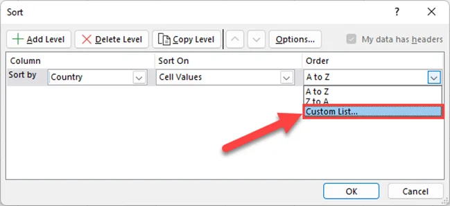 Cara Isih Mengikut Abjad Dalam Excel Dengan Berbilang Lajur