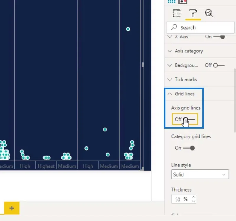 Graf Plot Titik Dalam LuckyTemplates: Visualisasi Tersuai