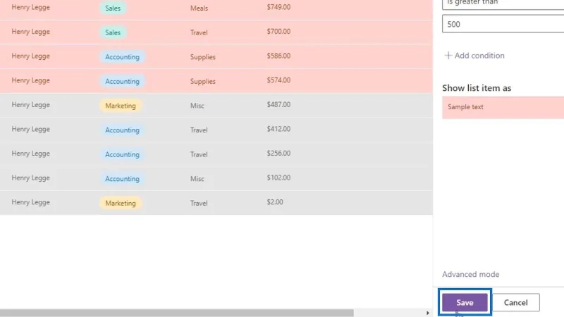 Lihat Pemformatan Dalam SharePoint