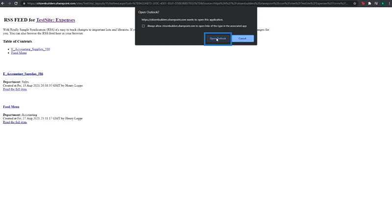Suapan RSS Dalam SharePoint: Gambaran Keseluruhan