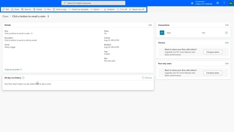 Templat Automate Kuasa |  Mencipta Dan Menjalankan Aliran