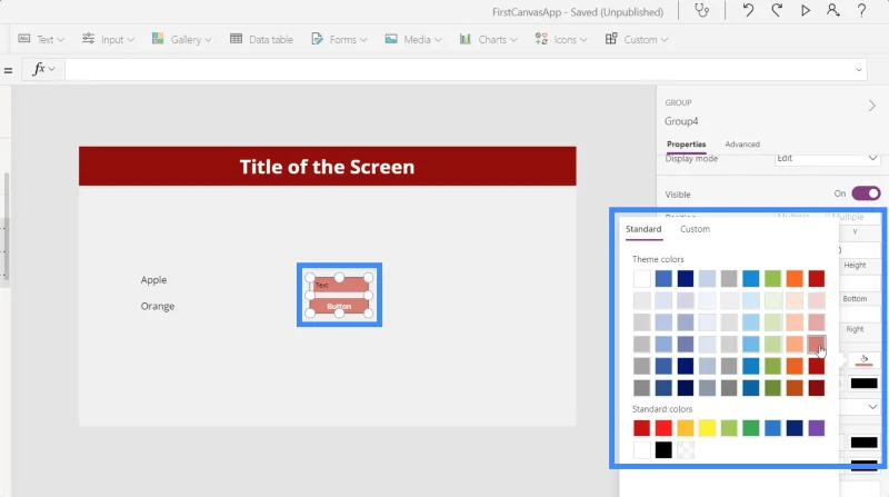 Microsoft Power Apps: Mengumpulkan Elemen Bersama