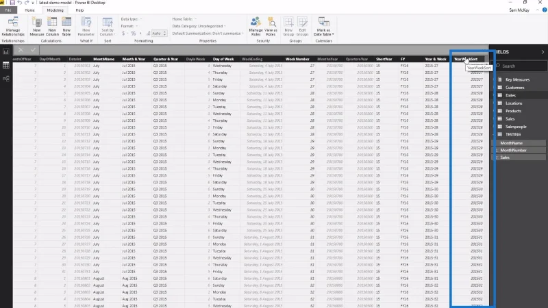 Menapis Data Mengikut Tahun Fiskal Tersuai Dan Suku Tahun Menggunakan Lajur Dikira Dalam LuckyTemplates
