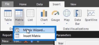 Buat Matriks Dalam LuckyTemplates Report Builder