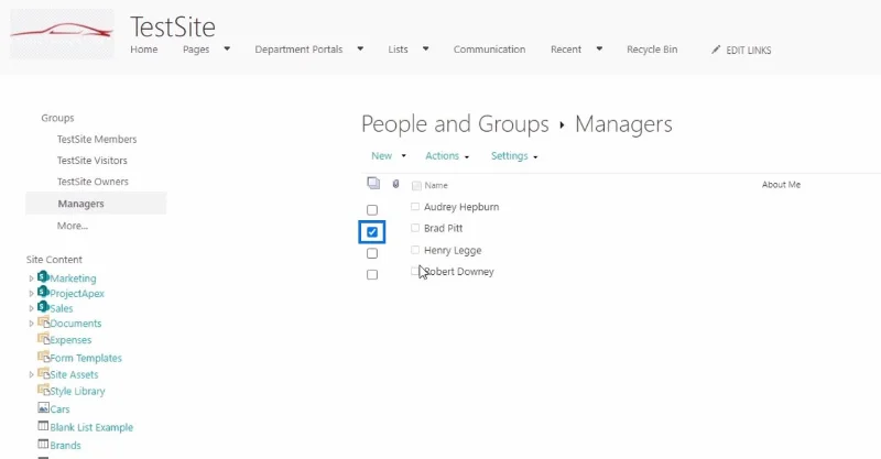 Penyesuaian Permintaan Akses Laman SharePoint