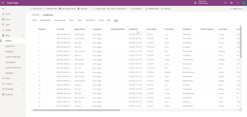 Data PowerApps: Cara Untuk Memuat Naik Dan Melihat Data Dalam Entiti