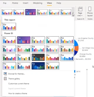 Tema Warna LuckyTemplates Untuk Visualisasi Seragam