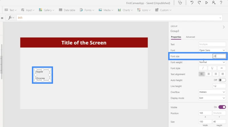 Microsoft Power Apps: Mengumpulkan Elemen Bersama