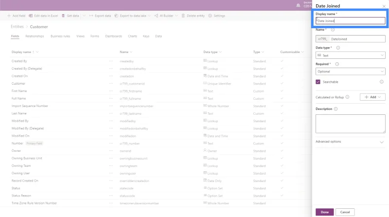 Entiti PowerApps: Cara Menambah Pelbagai Jenis Medan
