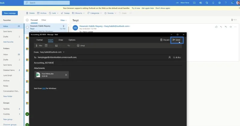 Aliran MS: Bagaimana Untuk Muat Naik Dalam SharePoint Melalui E-mel