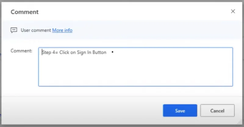 Aliran Desktop: Menambah Komen Dengan Power Automate