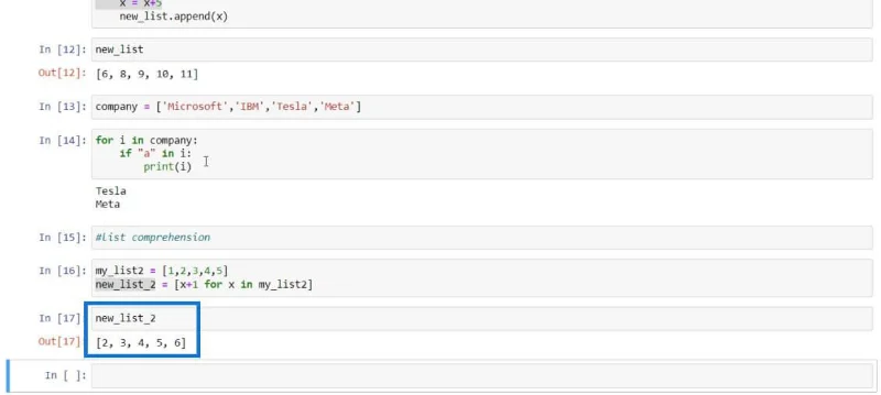Senarai Python Dan Untuk Gelung Dalam LuckyTemplates