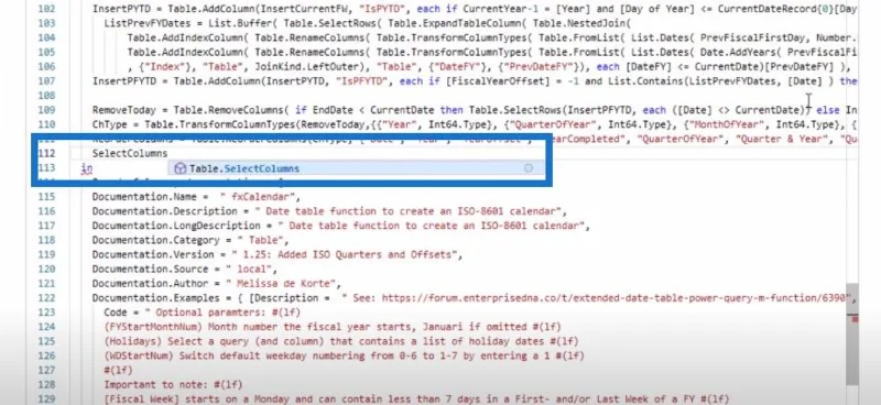 Jadual Tarikh Lanjutan Power Query M Fungsi