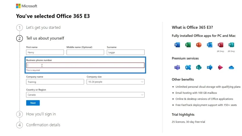 Tutorial MS SharePoint: Penciptaan Akaun