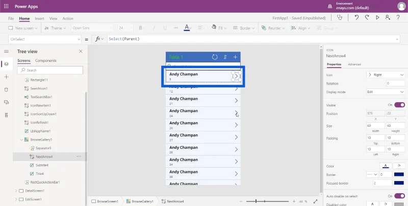 Galeri PowerApps: Satu Pengenalan