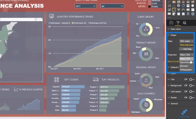 Visualisasi Peta Bentuk LuckyTemplates Untuk Analisis Spatial