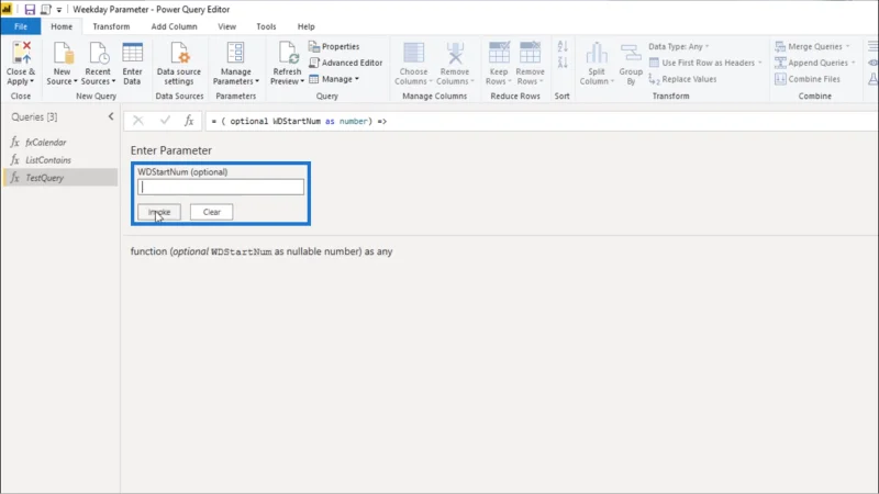 Fungsi M Untuk Jadual Tarikh – Cara Menambah Parameter Dalam Editor Pertanyaan
