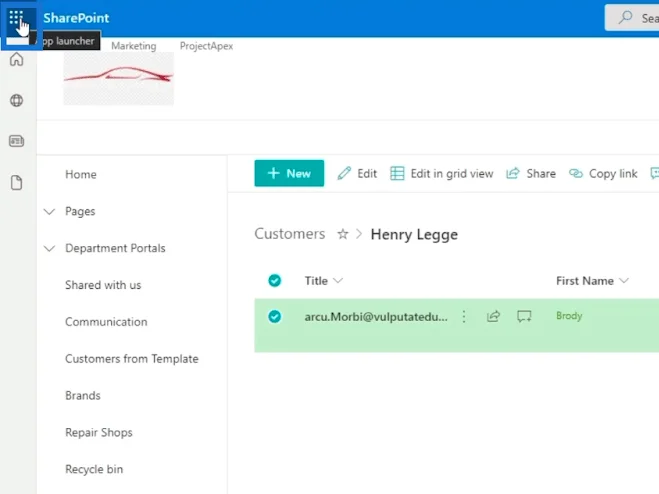 การตั้งค่าการแจ้งเตือนรายการ SharePoint
