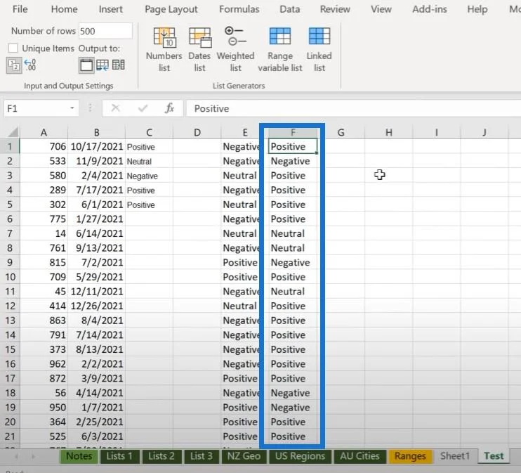 Cara Menjana Set Data Rawak