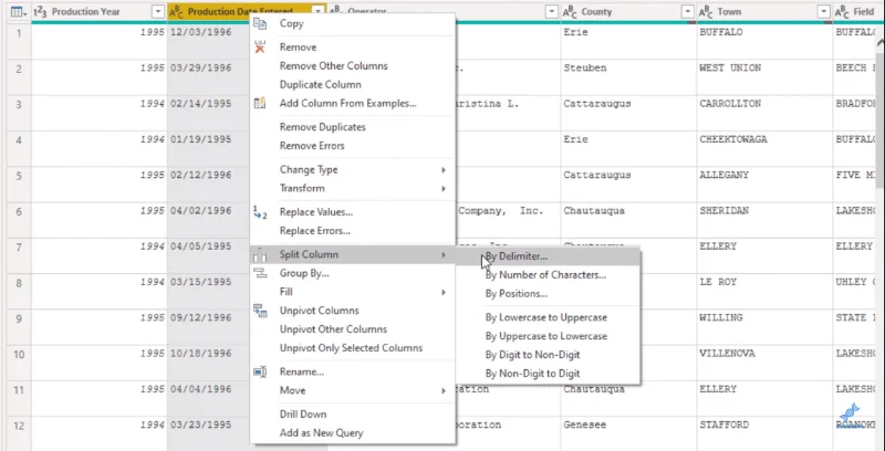 Tukar Format Tarikh Menggunakan Editor Power Query