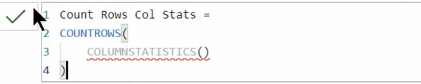 Fungsi DAX Baharu COLUMNSTATISTICS – Gambaran Keseluruhan