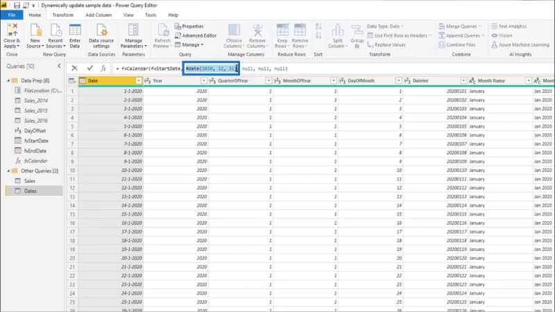 Cipta Set Data Amalan Yang Selalu Dikemas Kini Dalam LuckyTemplates