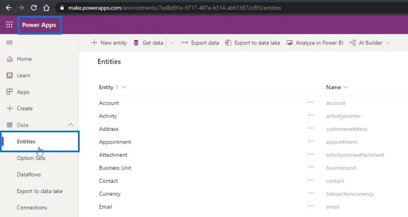 Penciptaan Entiti Perkhidmatan Data Biasa – LuckyTemplates