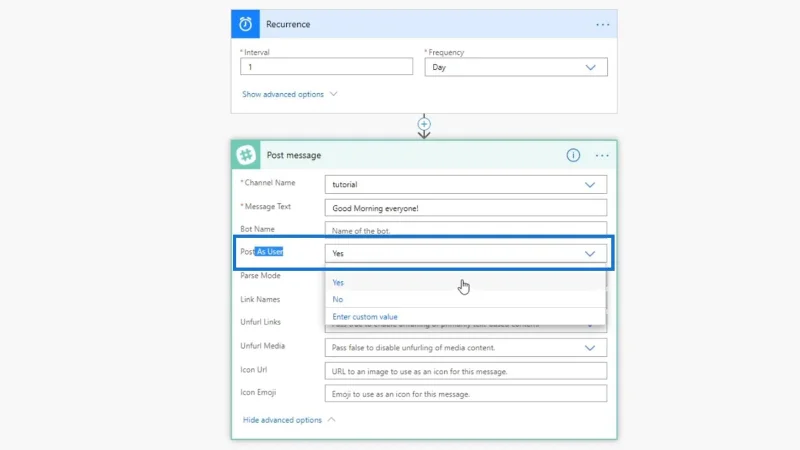 Aliran Kerja Berjadual Dalam Microsoft Power Automate
