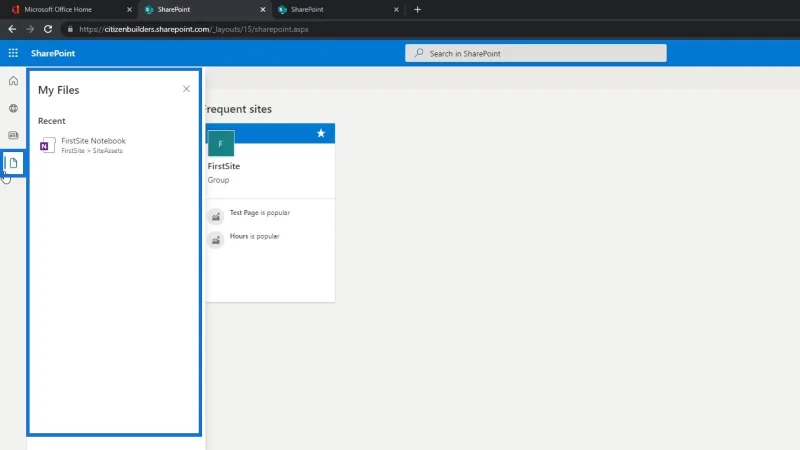 Tapak SharePoint |  Reka Letak Dan Panduan Menu