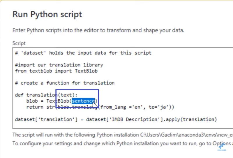 Tutorial LuckyTemplates Python: Cara Menterjemah Teks