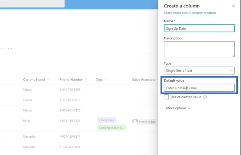 คอลัมน์จากการคำนวณใน SharePoint |  ภาพรวม