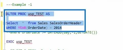 Prosedur Tersimpan Dalam SQL |  Gambaran keseluruhan