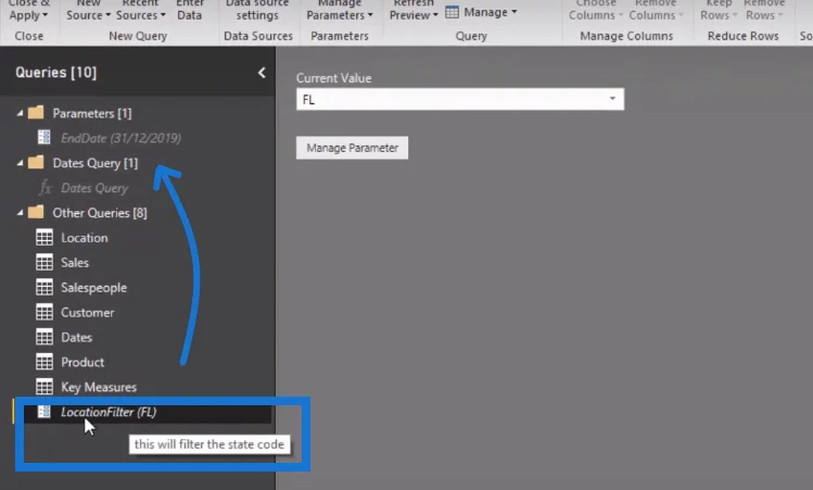 Parameter Pertanyaan LuckyTemplates: Mengoptimumkan Jadual